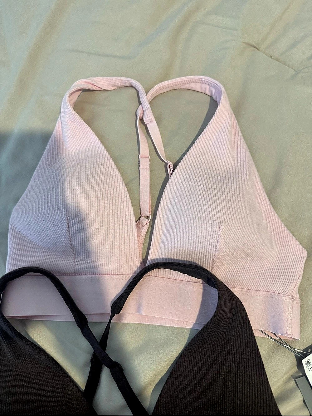 YPB Restore Rib Triangle Bras - Picture 4 of 7